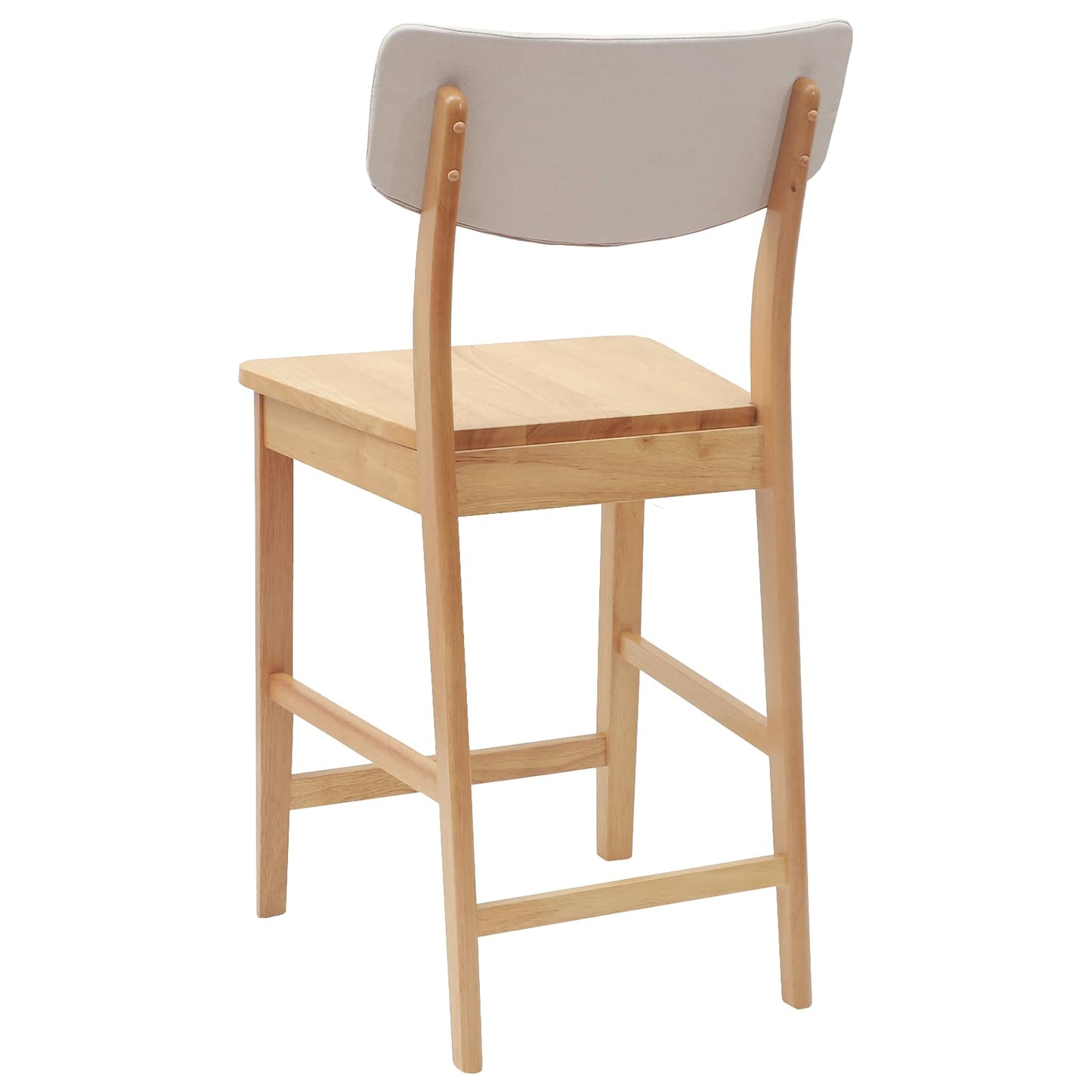 Eettafelstoelen 2 pcs Naturel 48 x 49 x 95 cm is nu te koop bij PeponiXL, paradijselijk wonen!