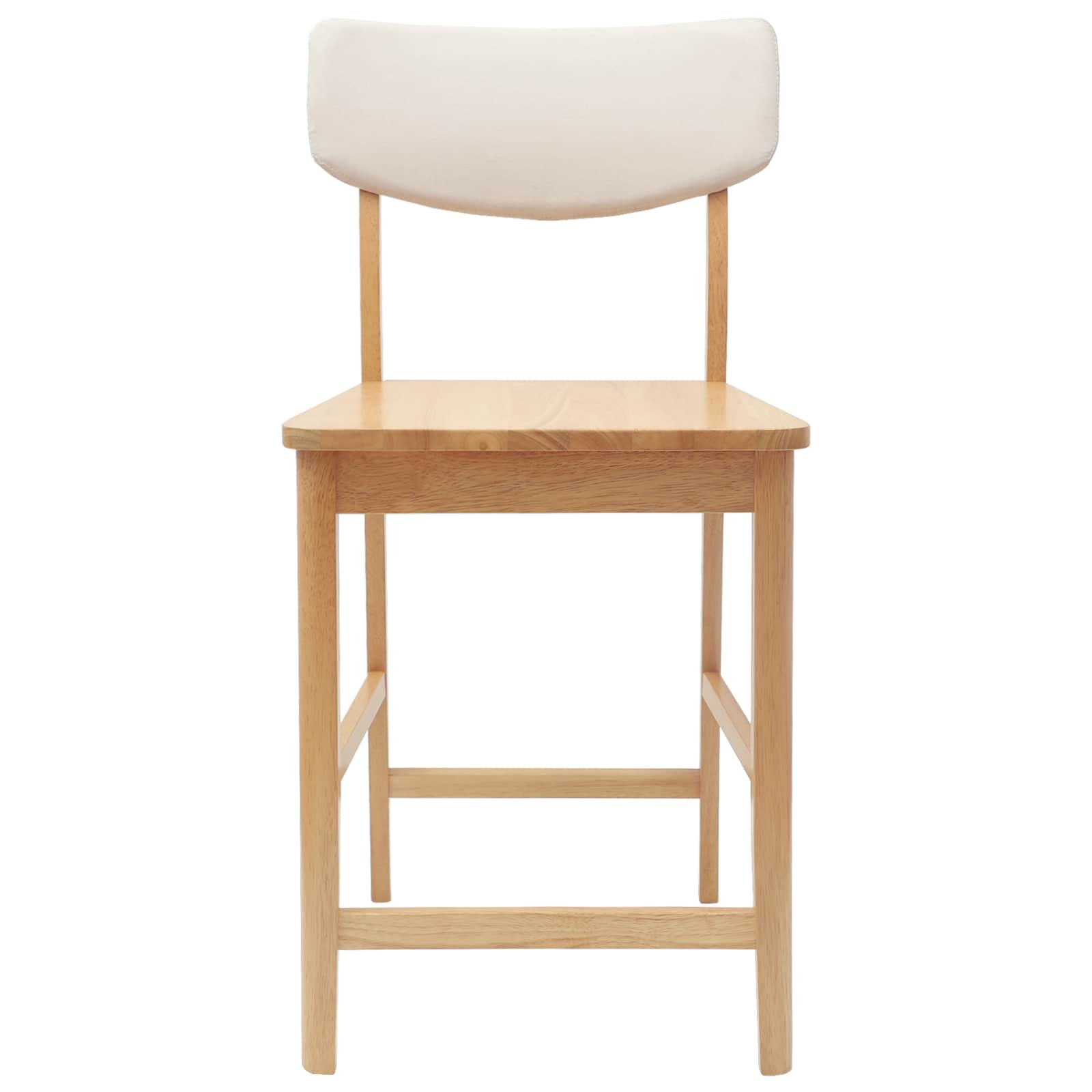 Eettafelstoelen 2 pcs Naturel 48 x 49 x 95 cm is nu te koop bij PeponiXL, paradijselijk wonen!