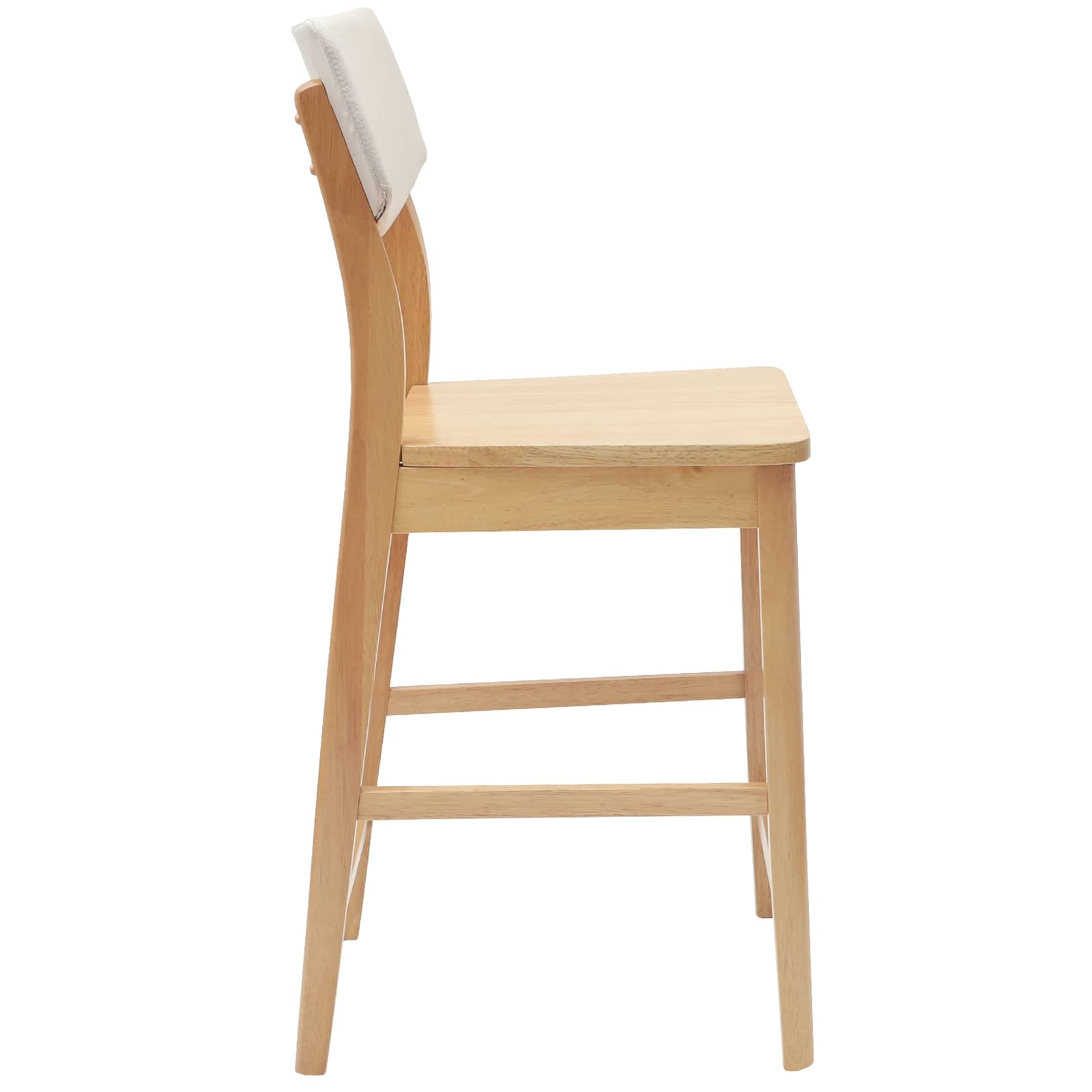 Eettafelstoelen 2 pcs Naturel 48 x 49 x 95 cm is nu te koop bij PeponiXL, paradijselijk wonen!