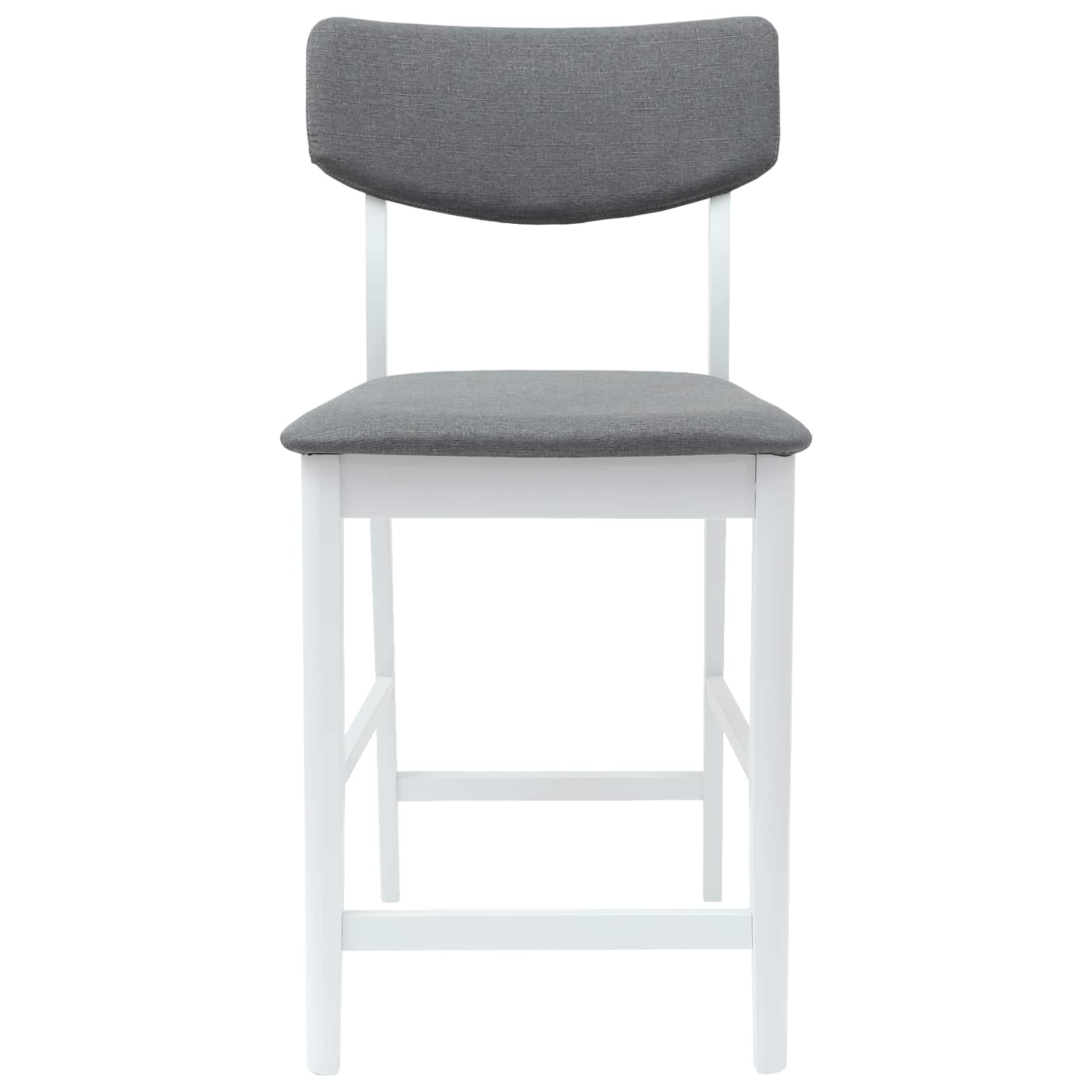 Eettafelstoelen 2 pcs Wit 48 x 49 x 95 cm Massief Rubberhout is nu te koop bij PeponiXL, paradijselijk wonen!