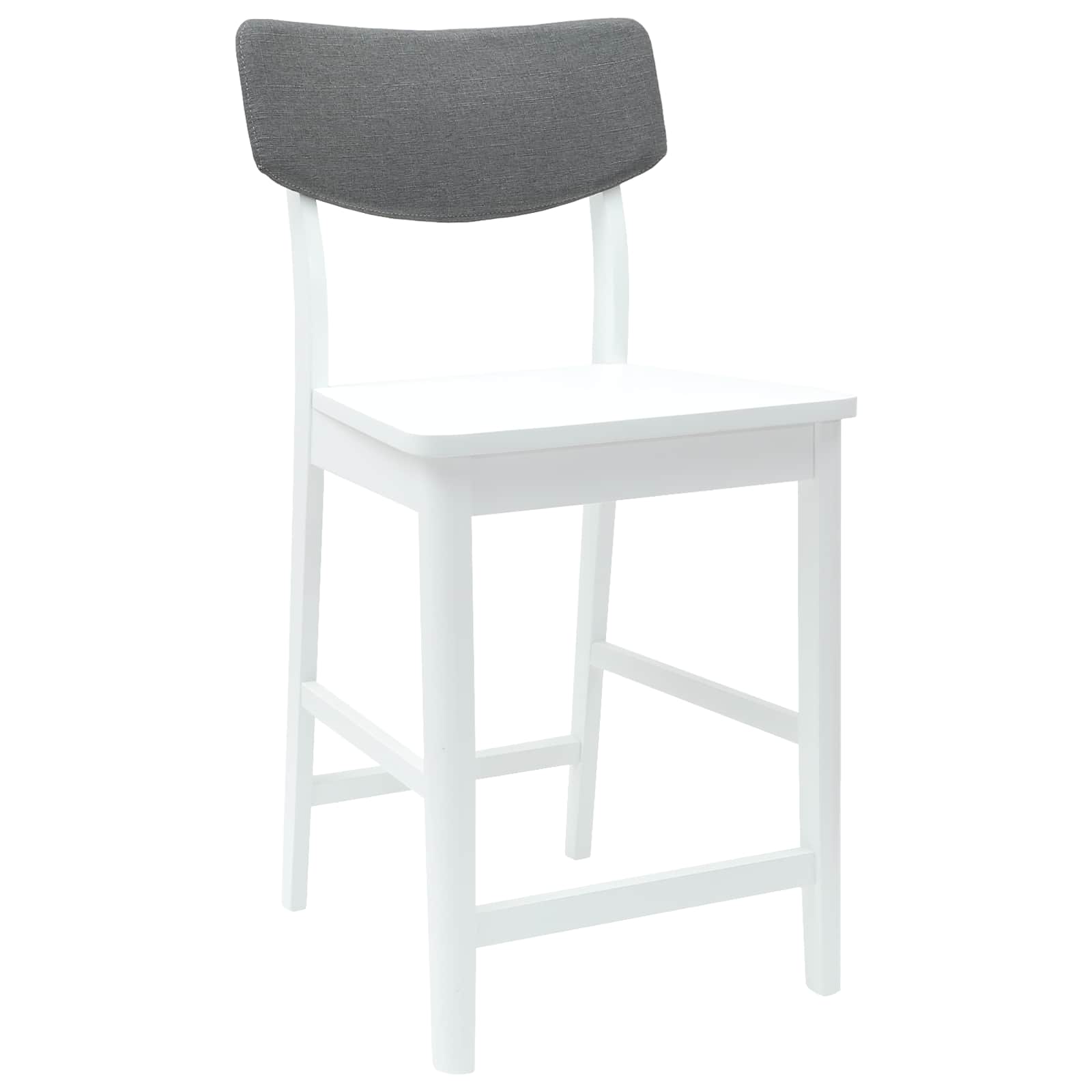Eettafelstoelen 2 pcs Wit 48 x 49 x 95 cm Massief Rubberhout is nu te koop bij PeponiXL, paradijselijk wonen!