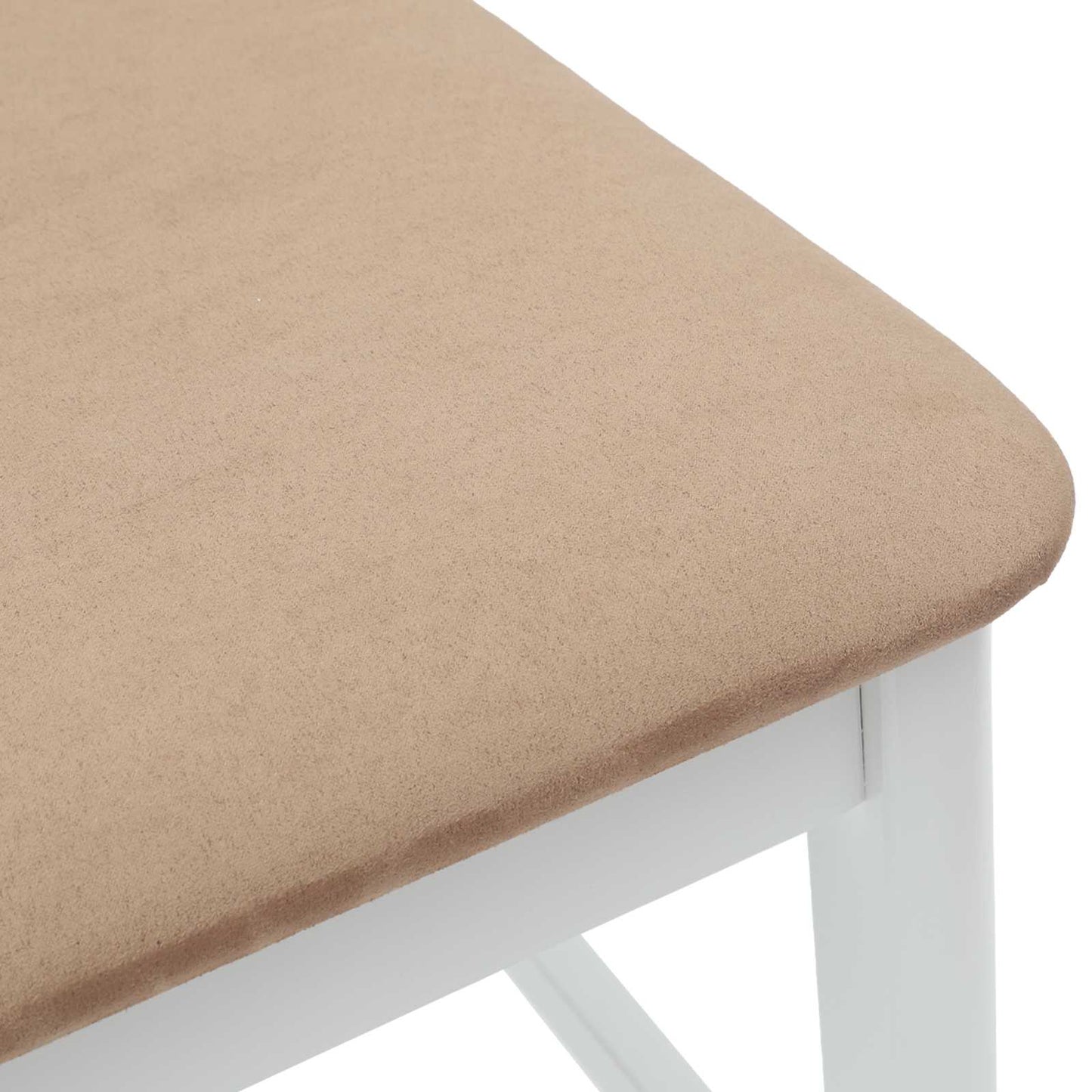 Eettafelstoelen 2 pcs Wit 48 x 49 x 95 cm Massief Rubberhout is nu te koop bij PeponiXL, paradijselijk wonen!