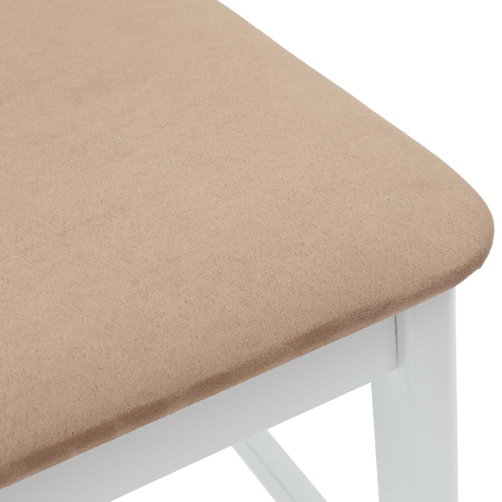 Eettafelstoelen 2 pcs Wit 48 x 49 x 95 cm Massief Rubberhout is nu te koop bij PeponiXL, paradijselijk wonen!