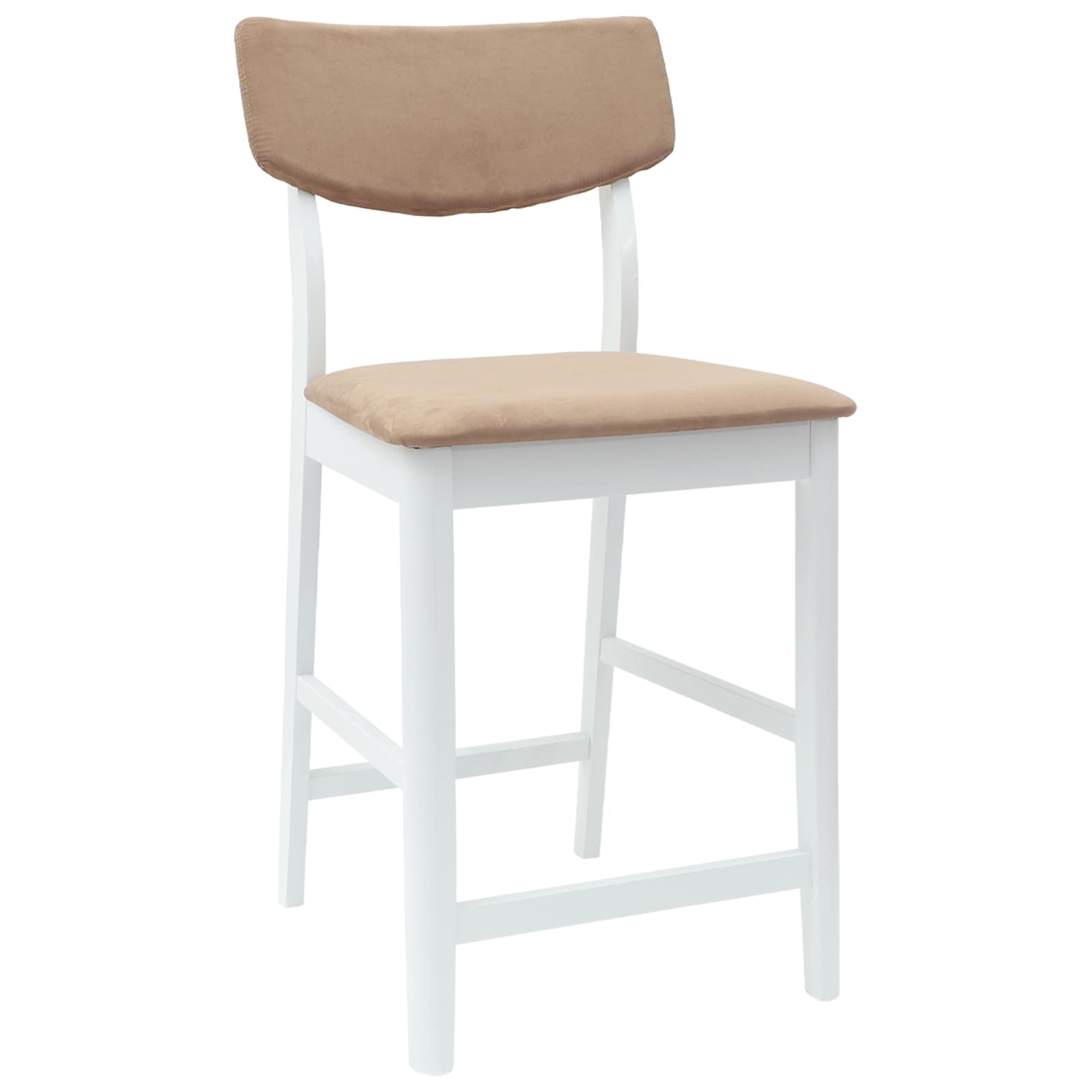 Eettafelstoelen 2 pcs Wit 48 x 49 x 95 cm Massief Rubberhout is nu te koop bij PeponiXL, paradijselijk wonen!