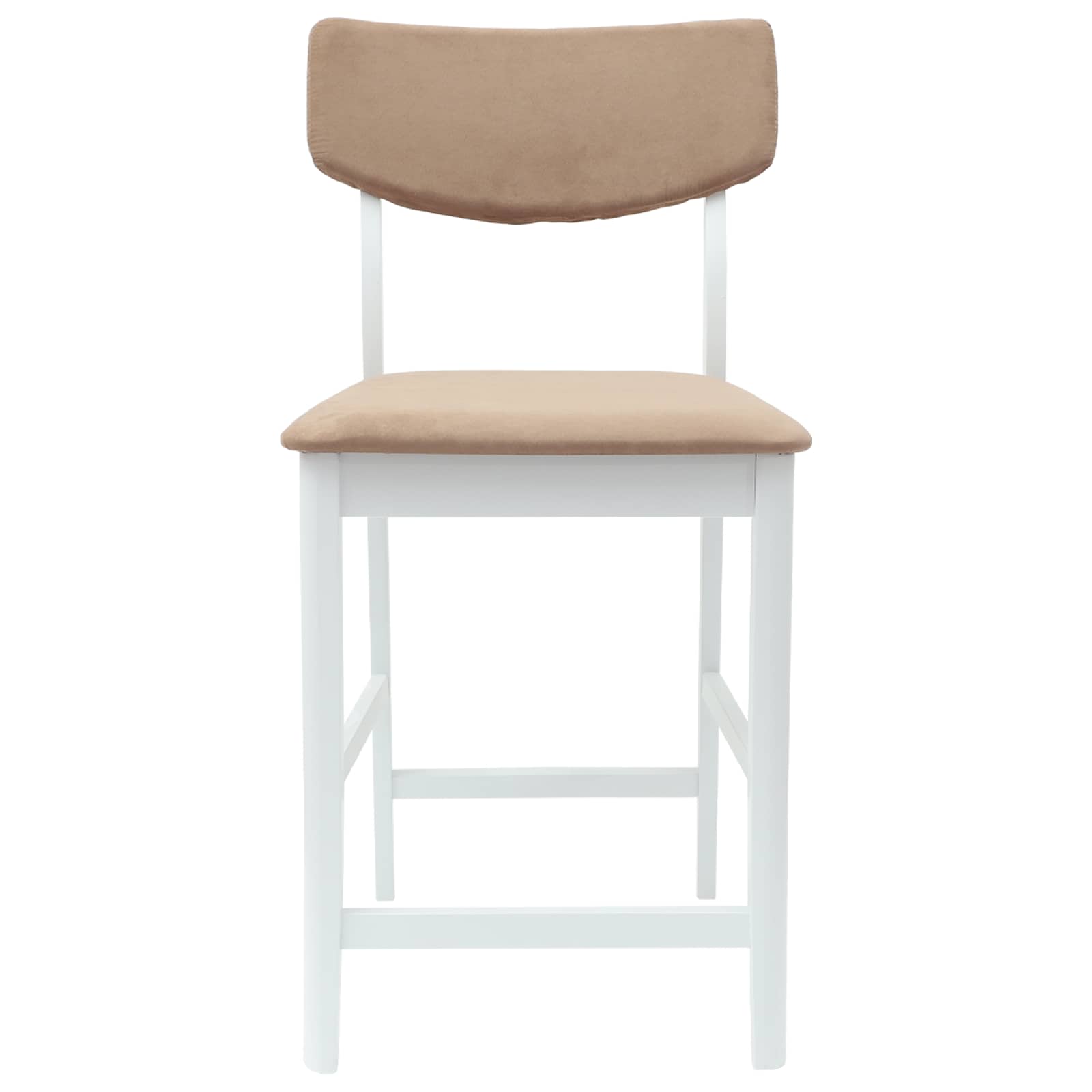 Eettafelstoelen 2 pcs Wit 48 x 49 x 95 cm Massief Rubberhout is nu te koop bij PeponiXL, paradijselijk wonen!