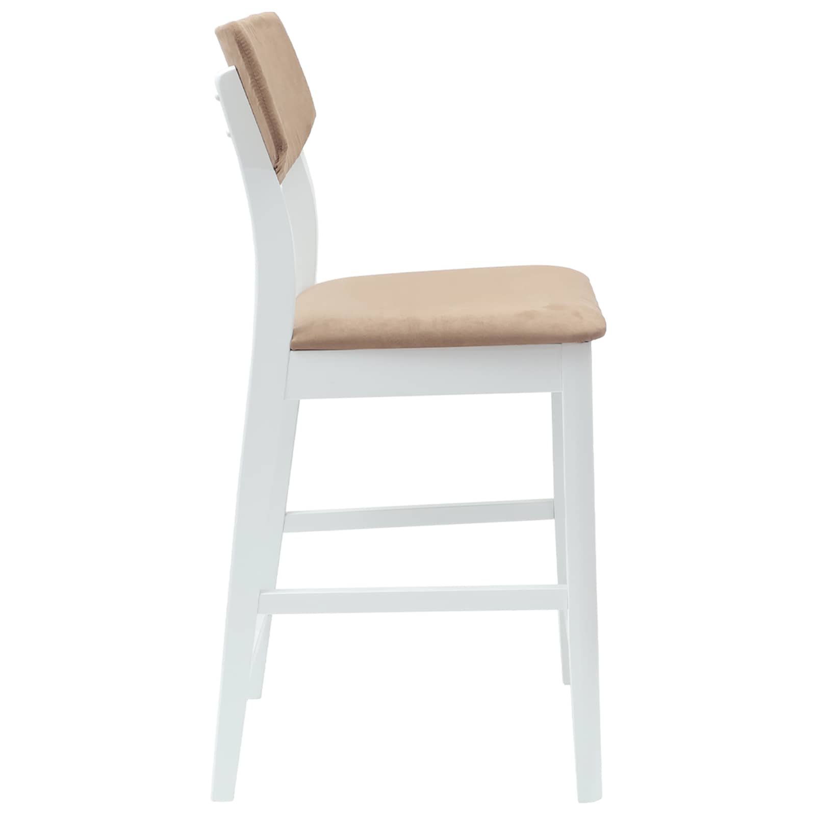 Eettafelstoelen 2 pcs Wit 48 x 49 x 95 cm Massief Rubberhout is nu te koop bij PeponiXL, paradijselijk wonen!