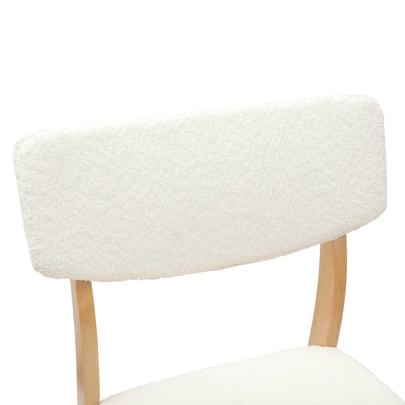 Eettafelstoelen 2 pcs Naturel 48 x 49 x 95 cm is nu te koop bij PeponiXL, paradijselijk wonen!
