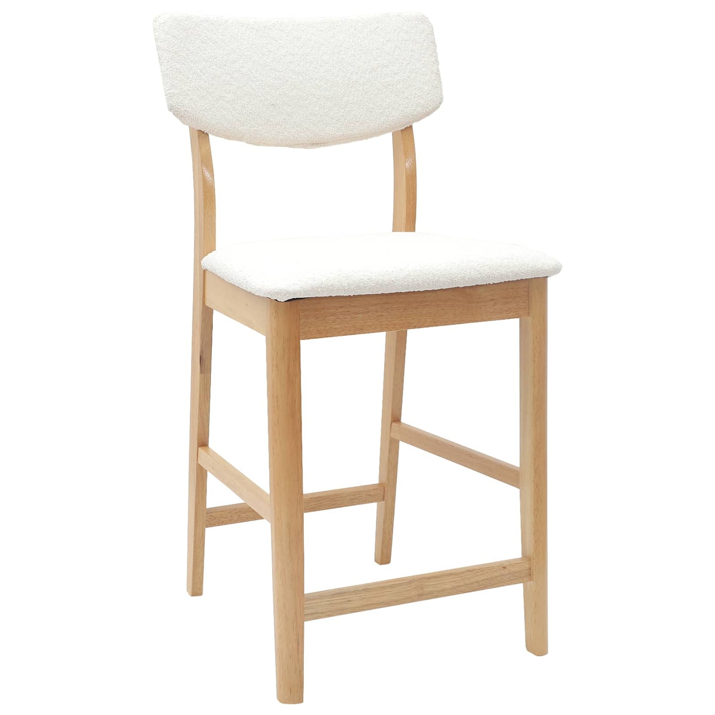 Eettafelstoelen 2 pcs Naturel 48 x 49 x 95 cm is nu te koop bij PeponiXL, paradijselijk wonen!