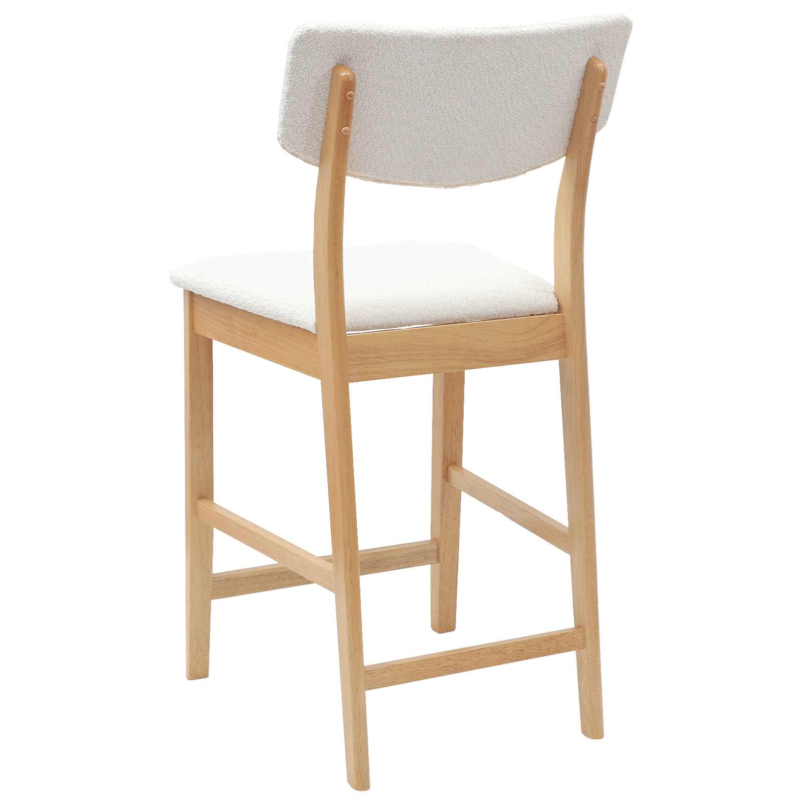 Eettafelstoelen 2 pcs Naturel 48 x 49 x 95 cm is nu te koop bij PeponiXL, paradijselijk wonen!