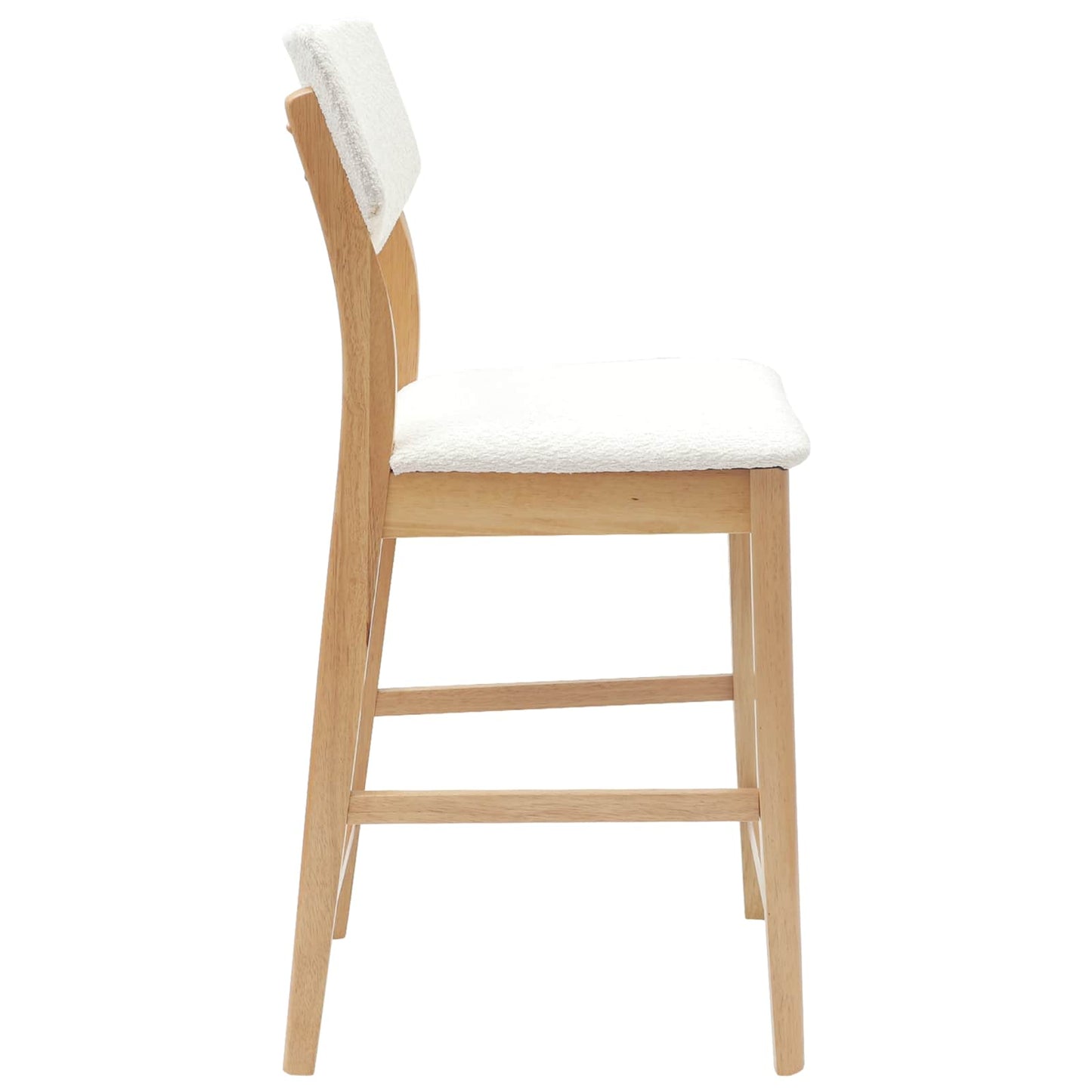 Eettafelstoelen 2 pcs Naturel 48 x 49 x 95 cm is nu te koop bij PeponiXL, paradijselijk wonen!