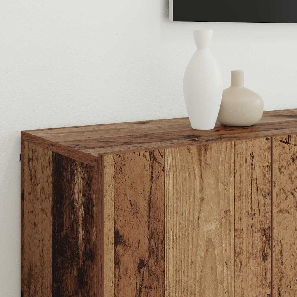TV Eenheden Wandgemonteerd 6 pcs Oud hout Bewerkt hout is nu te koop bij PeponiXL, paradijselijk wonen!