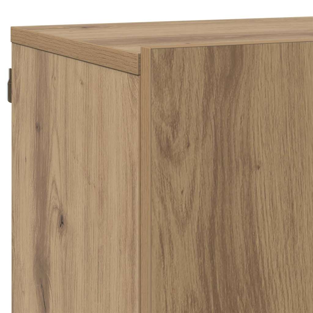 TV Eenheden 6 pcs artisanaal eikenkleurig Bewerkt hout is nu te koop bij PeponiXL, paradijselijk wonen!