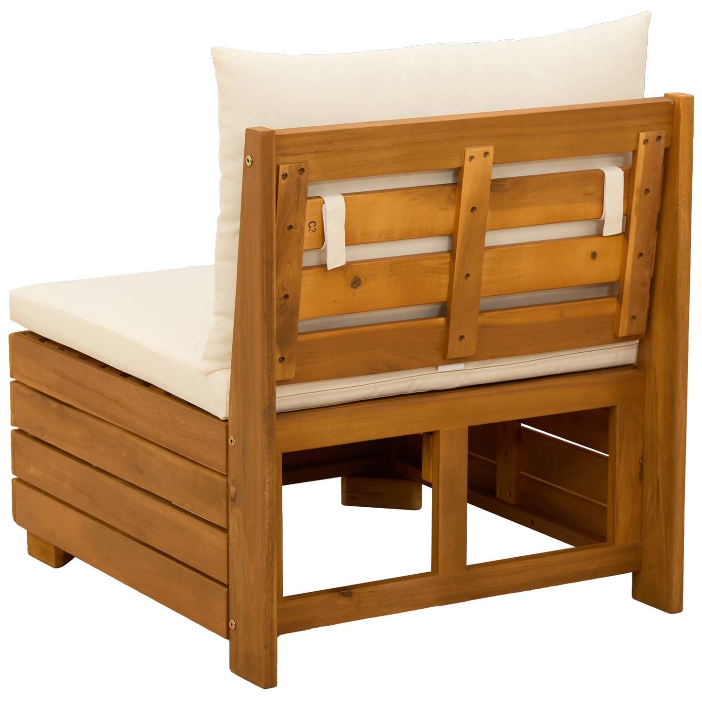 Tuin Midden Sofa Massief Acaciahout Bruin is nu te koop bij PeponiXL, paradijselijk wonen!