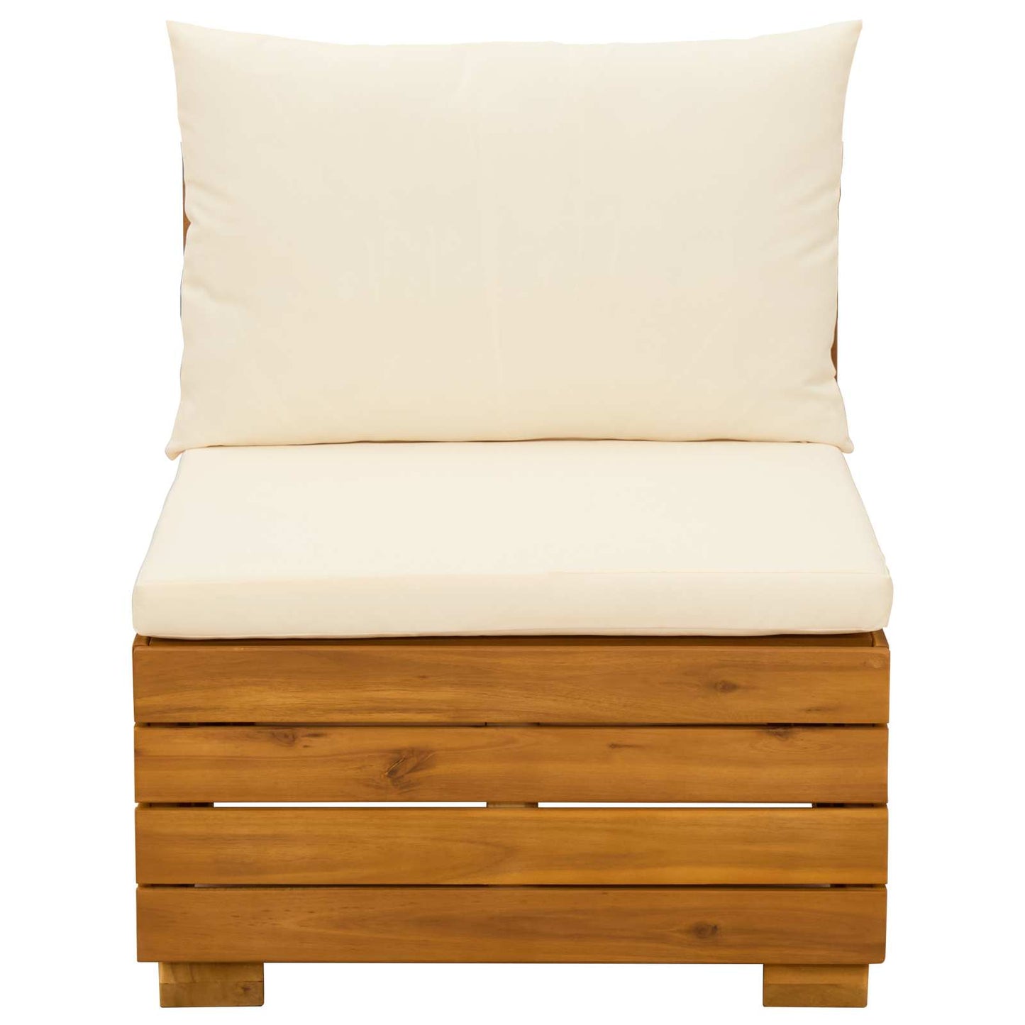 Tuin loungeset met kussen 2 Stuk Bruin Massief Acaciahout is nu te koop bij PeponiXL, paradijselijk wonen!