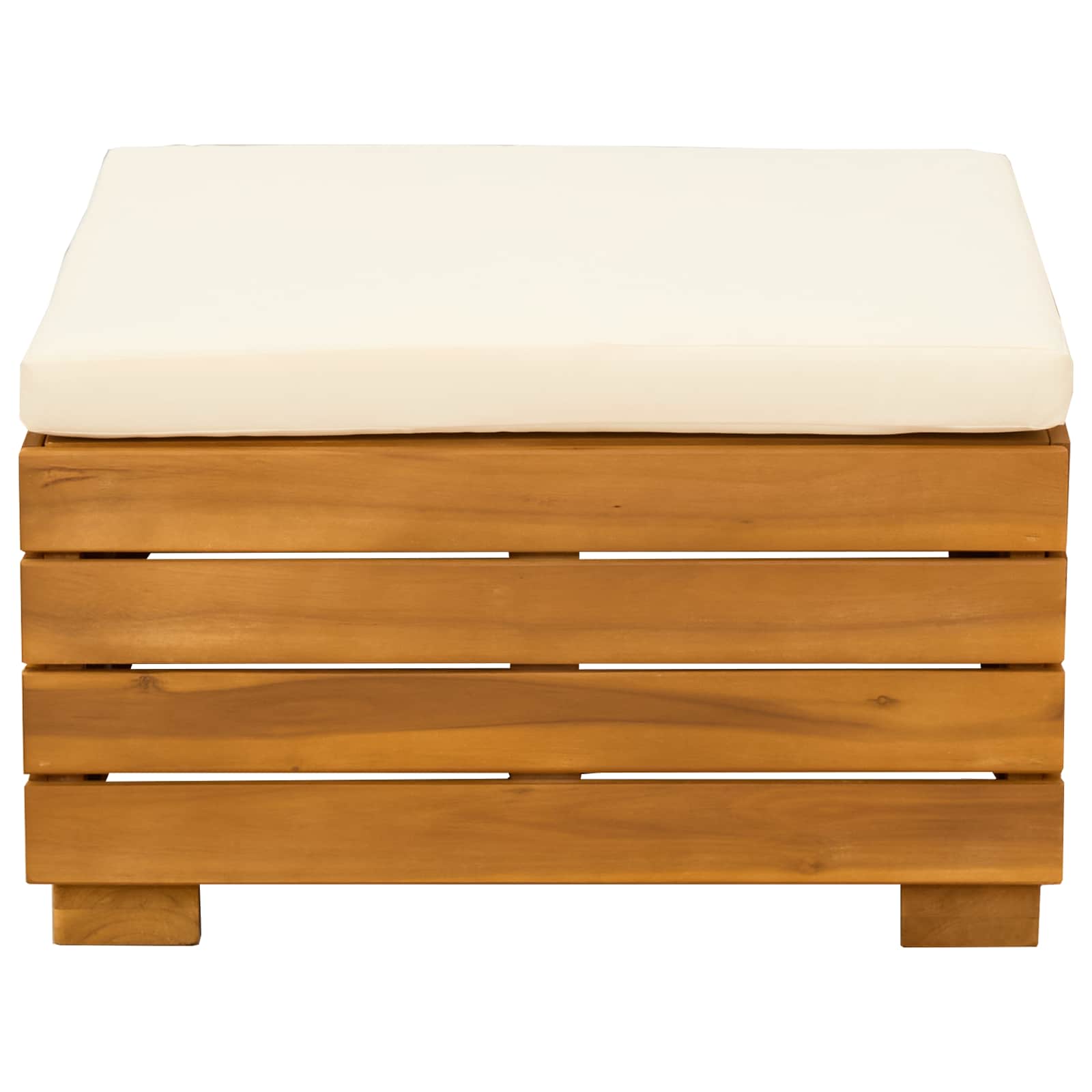 Tuin loungeset met kussen 2 Stuk Bruin Massief Acaciahout is nu te koop bij PeponiXL, paradijselijk wonen!
