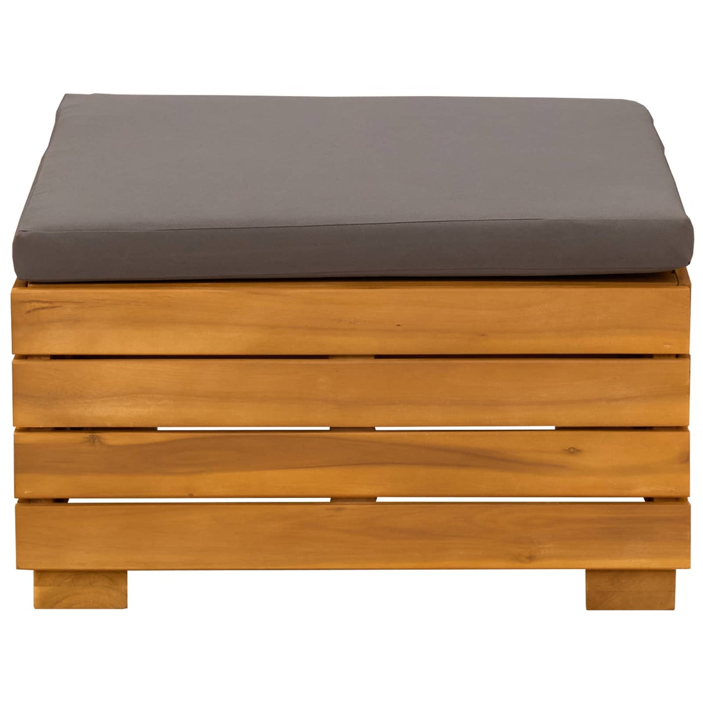 Tuin loungeset met kussen 2 Stuk Bruin Massief Acaciahout is nu te koop bij PeponiXL, paradijselijk wonen!