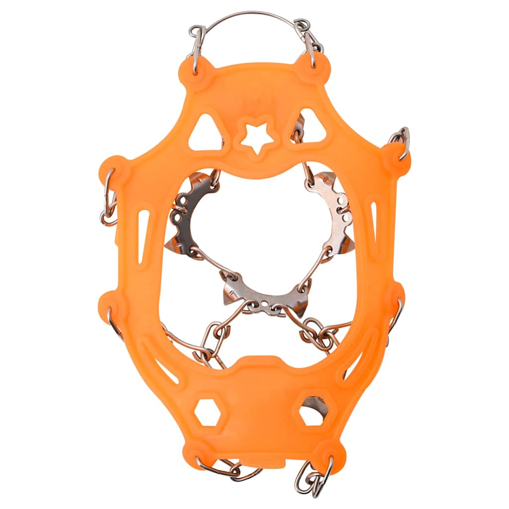 IJs-klemmen voor schoenen met 10 spikes Oranje S is nu te koop bij PeponiXL, paradijselijk wonen!