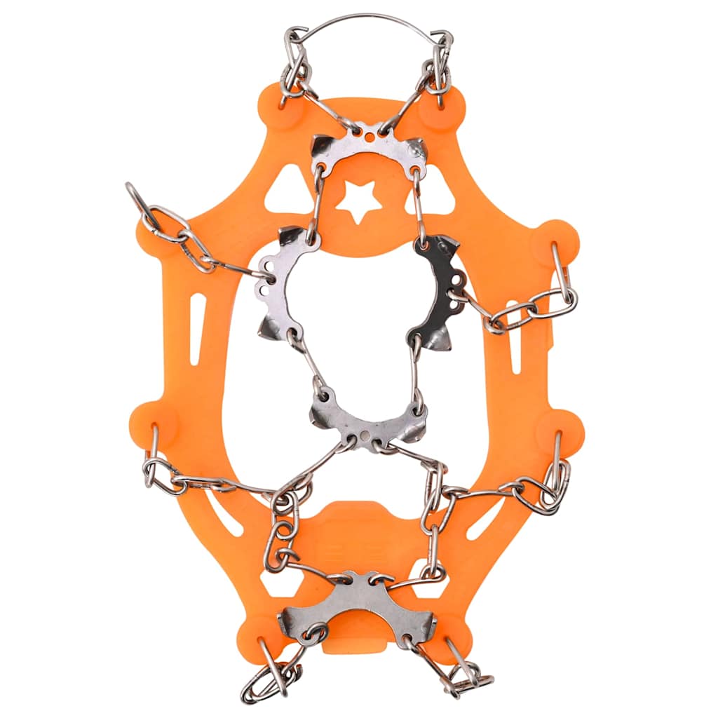 IJs-klemmen voor schoenen met 10 spikes Oranje S is nu te koop bij PeponiXL, paradijselijk wonen!