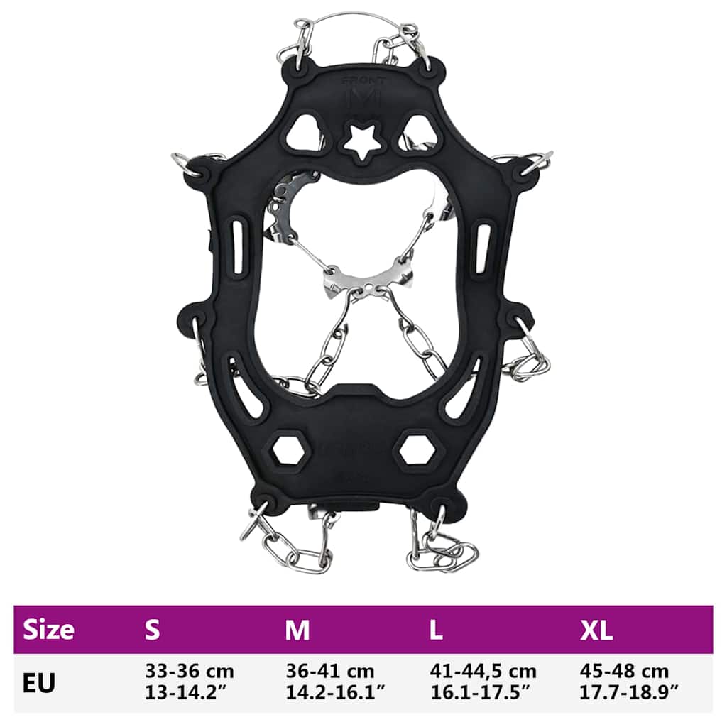 IJs-klemmen voor schoenen Zwart L is nu te koop bij PeponiXL, paradijselijk wonen!