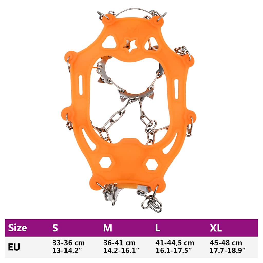 IJs-klemmen voor schoenen Oranje XL is nu te koop bij PeponiXL, paradijselijk wonen!