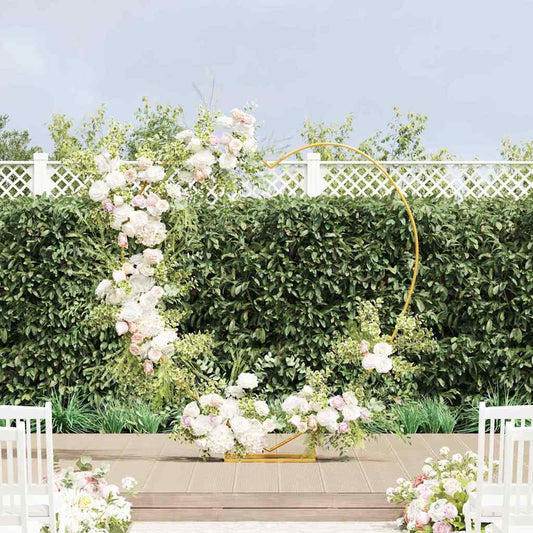 Trouwrand Goud 195 x 35 x 211 cm Staal is nu te koop bij PeponiXL, paradijselijk wonen!