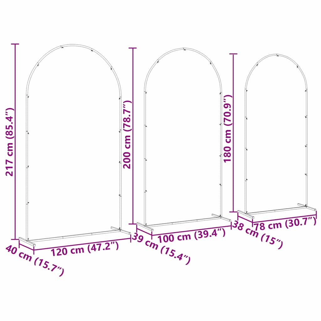Trouwrand 3 pcs Wit Staal is nu te koop bij PeponiXL, paradijselijk wonen!