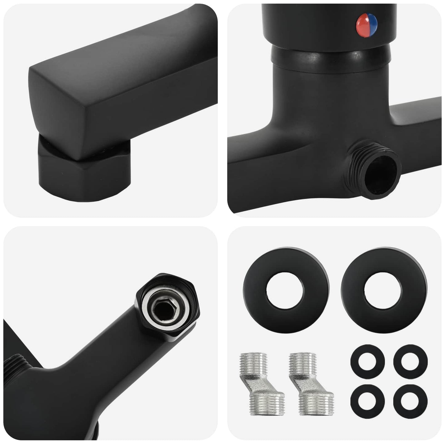 Douchemengkraan Zwart G 1 / 2 inch Koper is nu te koop bij PeponiXL, paradijselijk wonen!