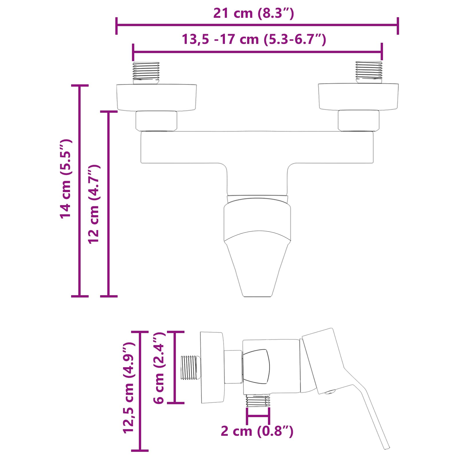 Douchemengkraan Zwart G 1 / 2 inch Koper is nu te koop bij PeponiXL, paradijselijk wonen!