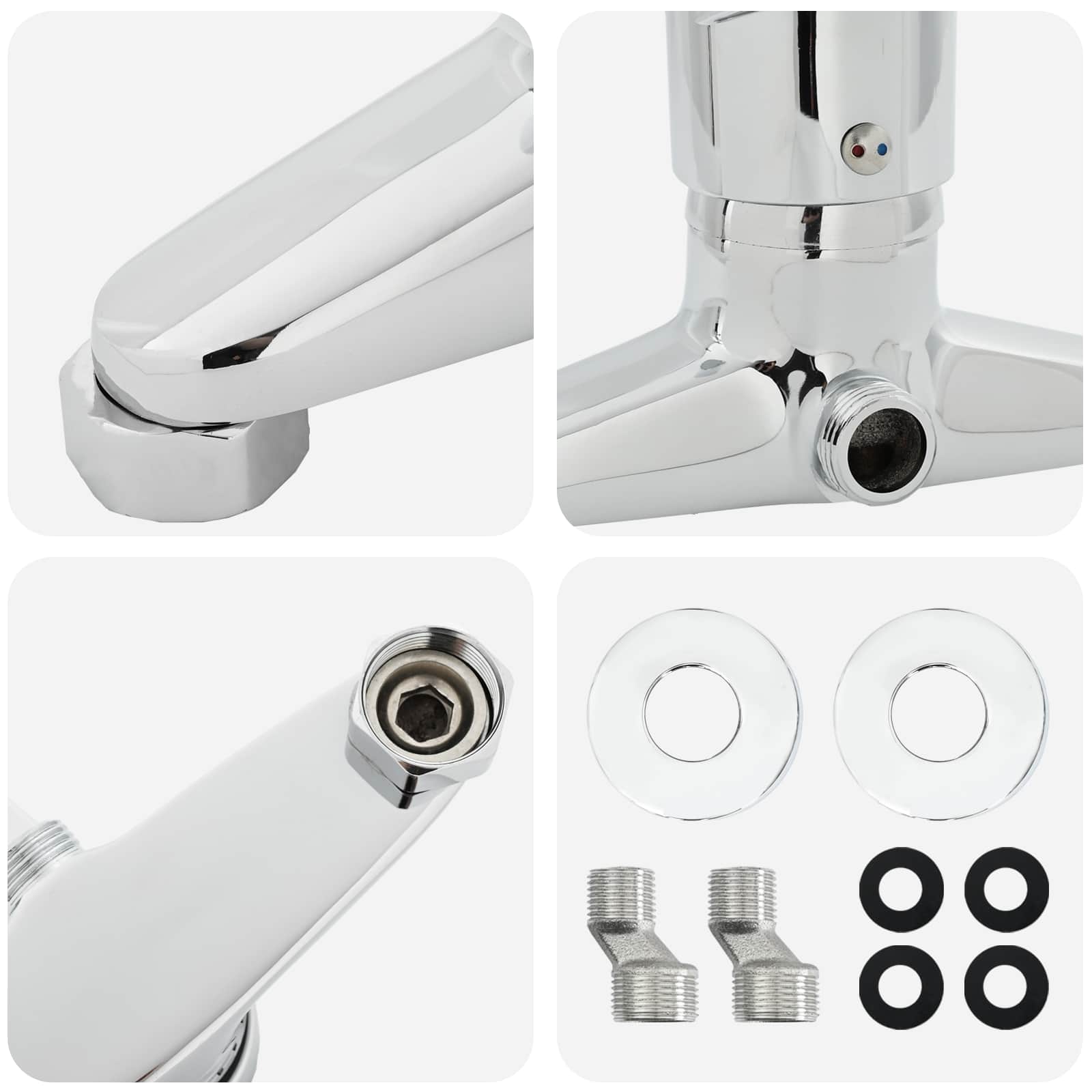 Douchemengkraan Chroom G 1 / 2 inch is nu te koop bij PeponiXL, paradijselijk wonen!