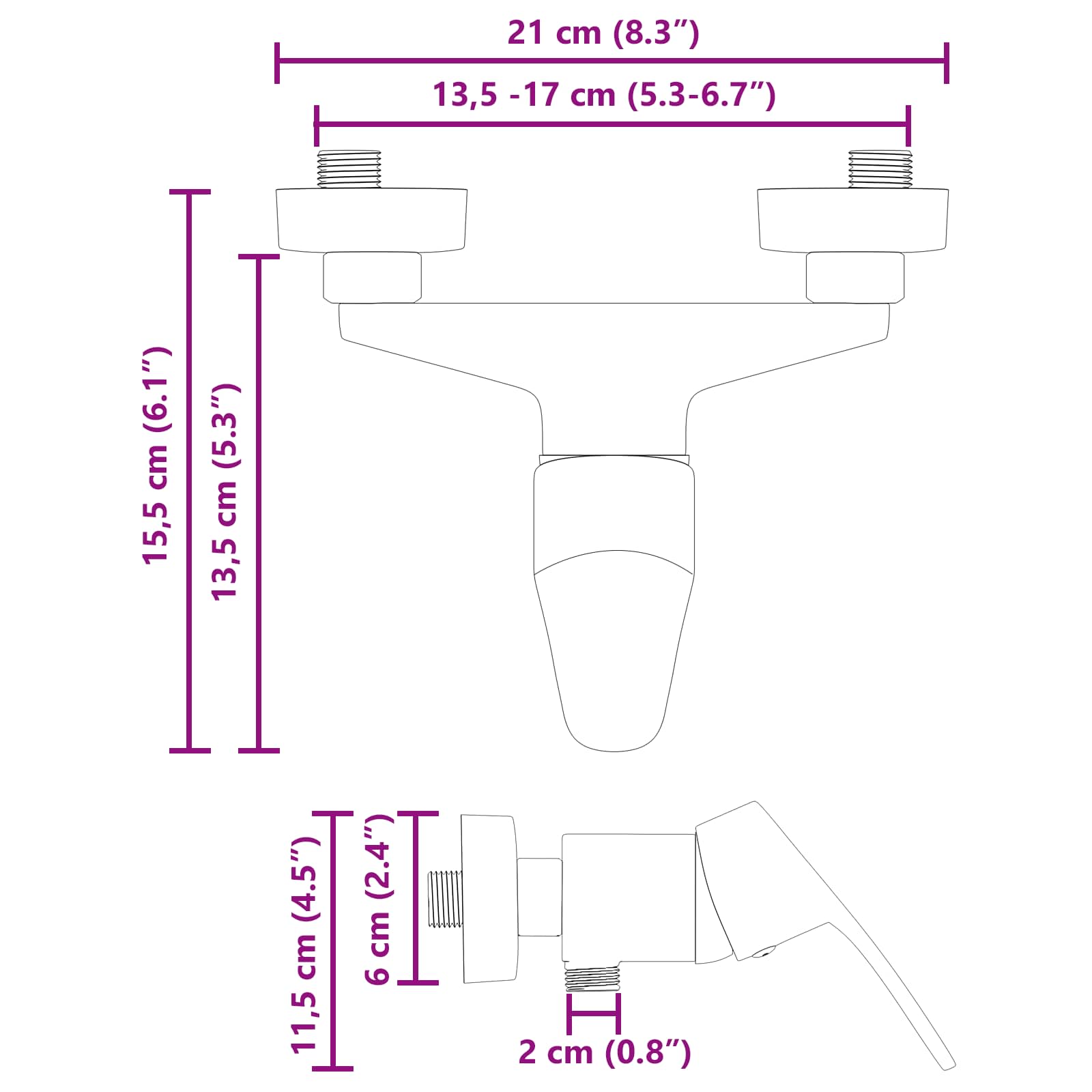 Douchemengkraan Chroom G 1 / 2 inch is nu te koop bij PeponiXL, paradijselijk wonen!