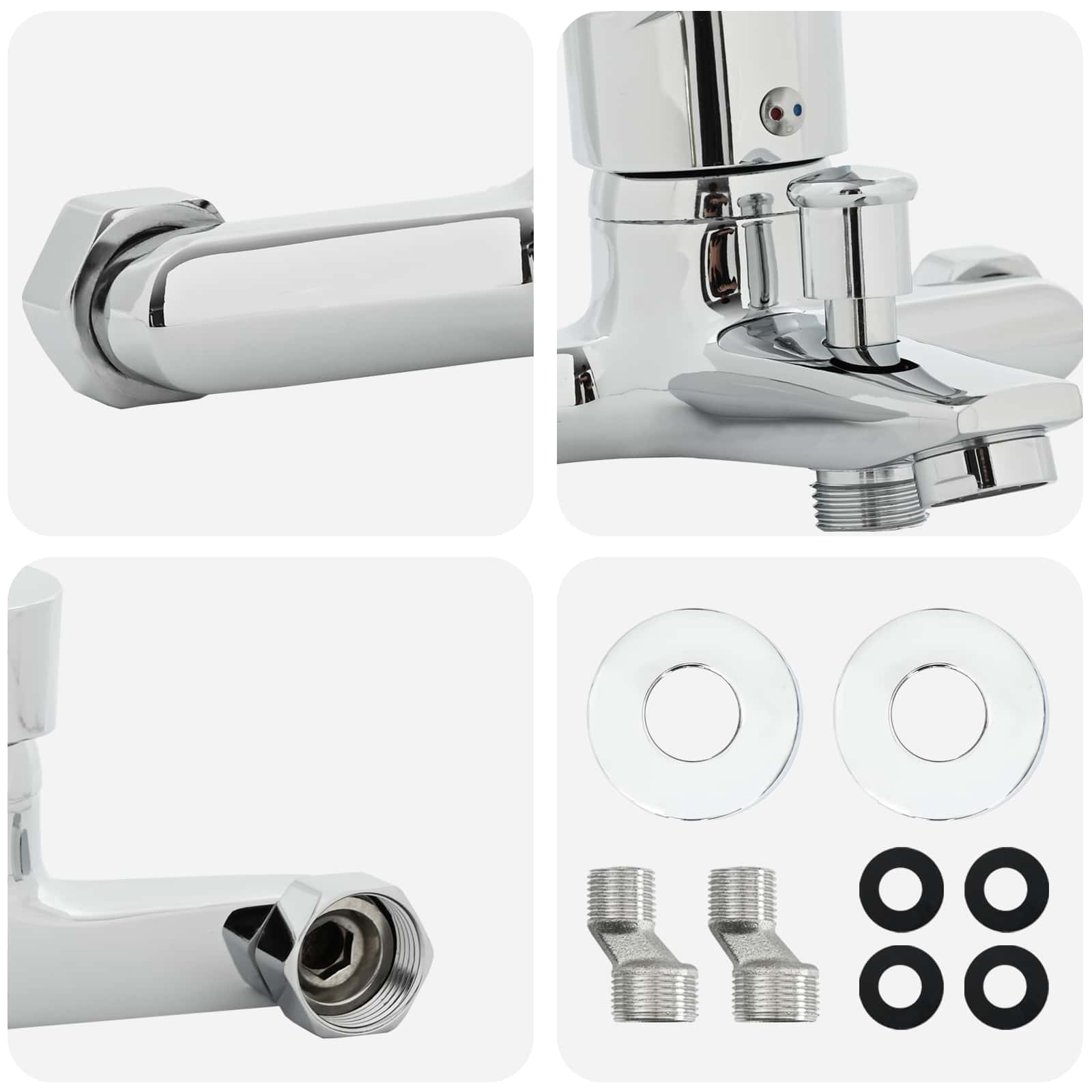 Douchemengkraan Chroom G 1 / 2 inch is nu te koop bij PeponiXL, paradijselijk wonen!