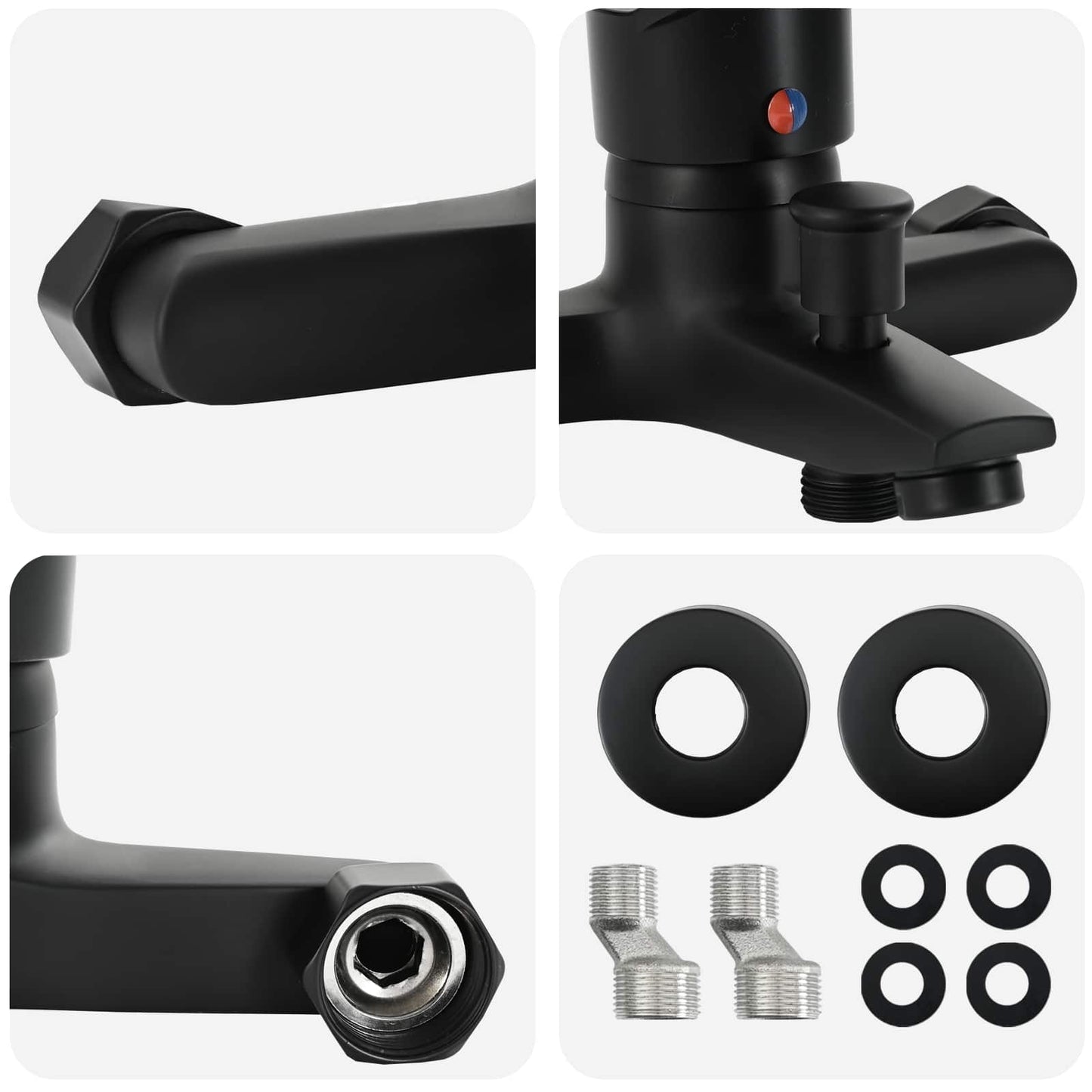 Douchemengkraan Zwart G 1 / 2 inch is nu te koop bij PeponiXL, paradijselijk wonen!