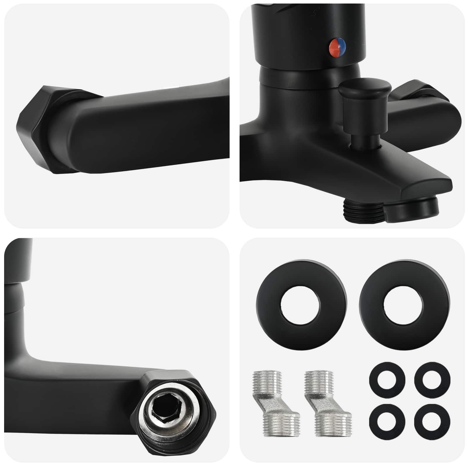 Douchemengkraan Zwart G 1 / 2 inch is nu te koop bij PeponiXL, paradijselijk wonen!