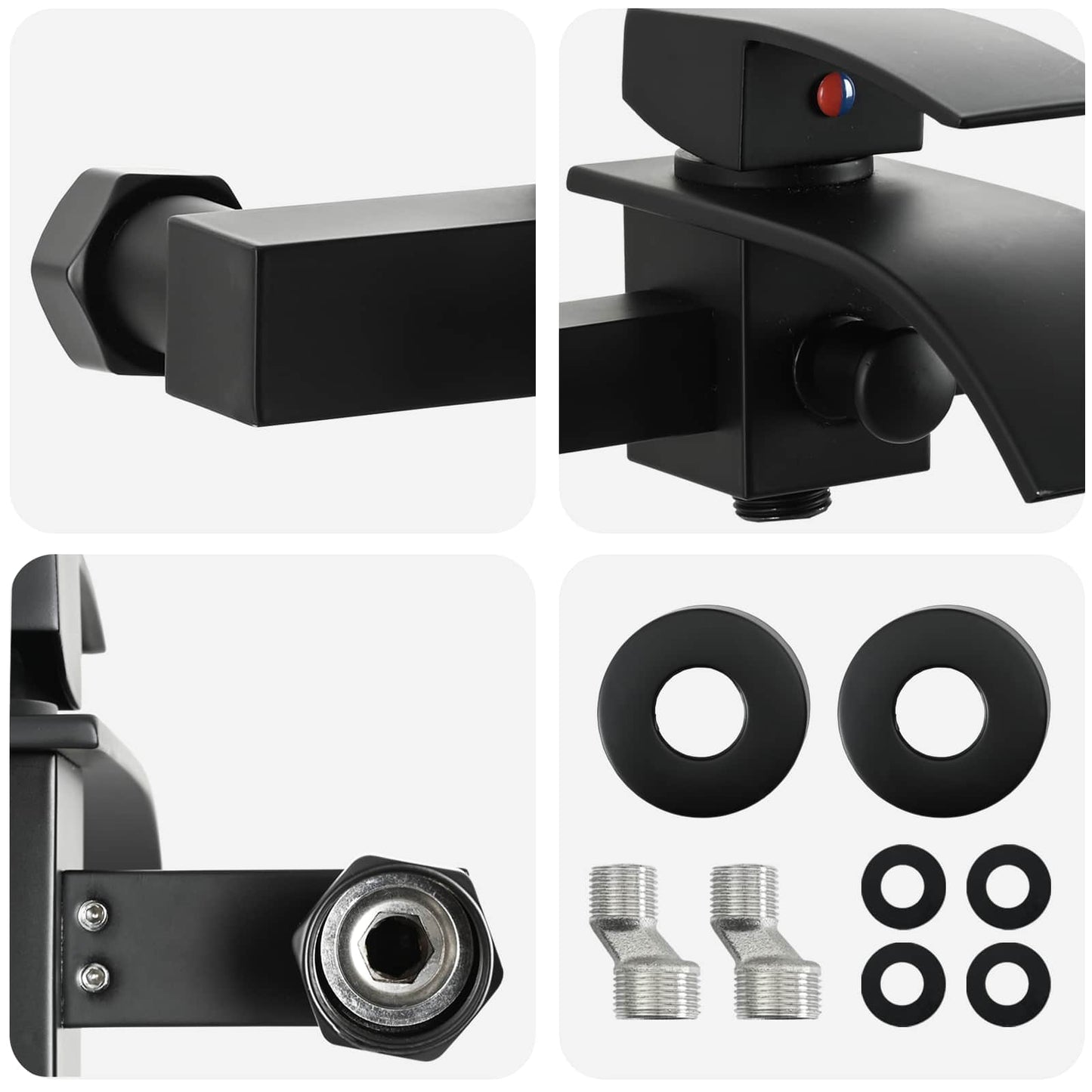 Douchemengkraan Zwart G 1 / 2 inch is nu te koop bij PeponiXL, paradijselijk wonen!