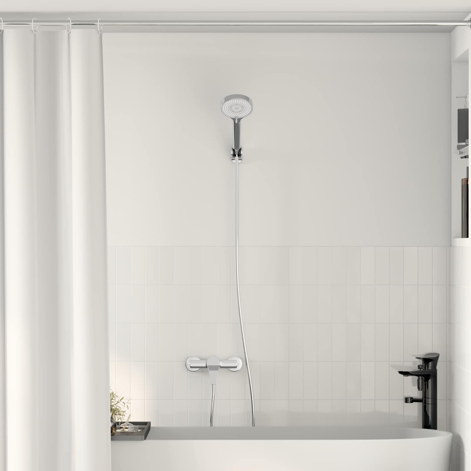 Doucheset Chroom G 1 / 2 inch Koper is nu te koop bij PeponiXL, paradijselijk wonen!