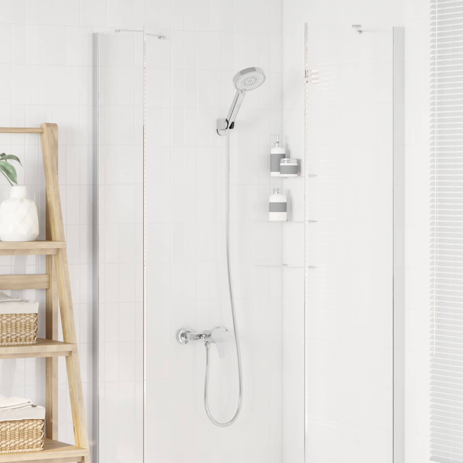 Doucheset Chroom G 1 / 2 inch Koper is nu te koop bij PeponiXL, paradijselijk wonen!