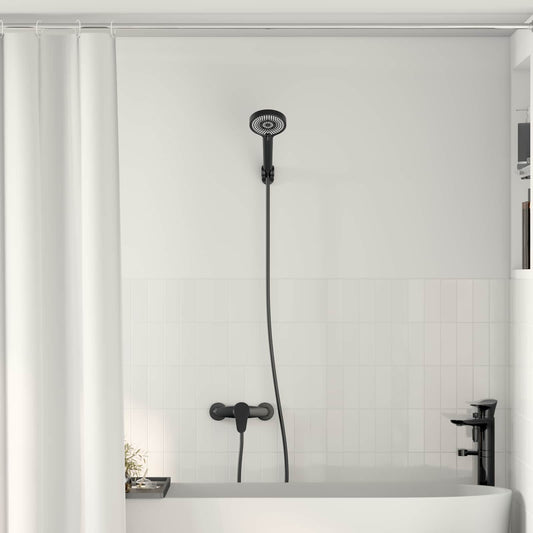 Doucheset Zwart G 1 / 2 inch is nu te koop bij PeponiXL, paradijselijk wonen!