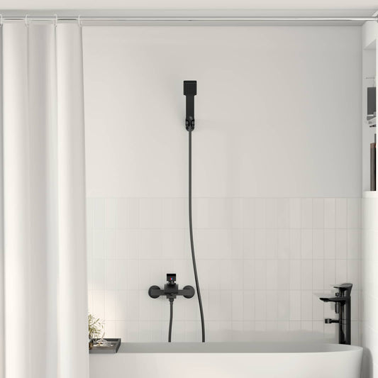 Doucheset Zwart G 1 / 2 inch is nu te koop bij PeponiXL, paradijselijk wonen!