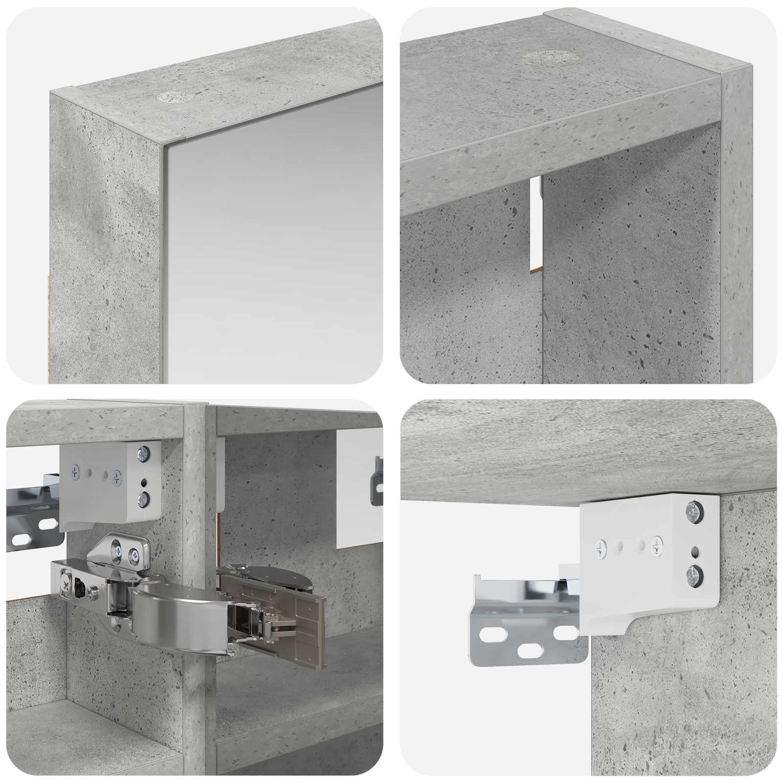Badkamerkastenset 3 pcs 90 x 10,5 x 50 cm Bewerkt hout is nu te koop bij PeponiXL, paradijselijk wonen!