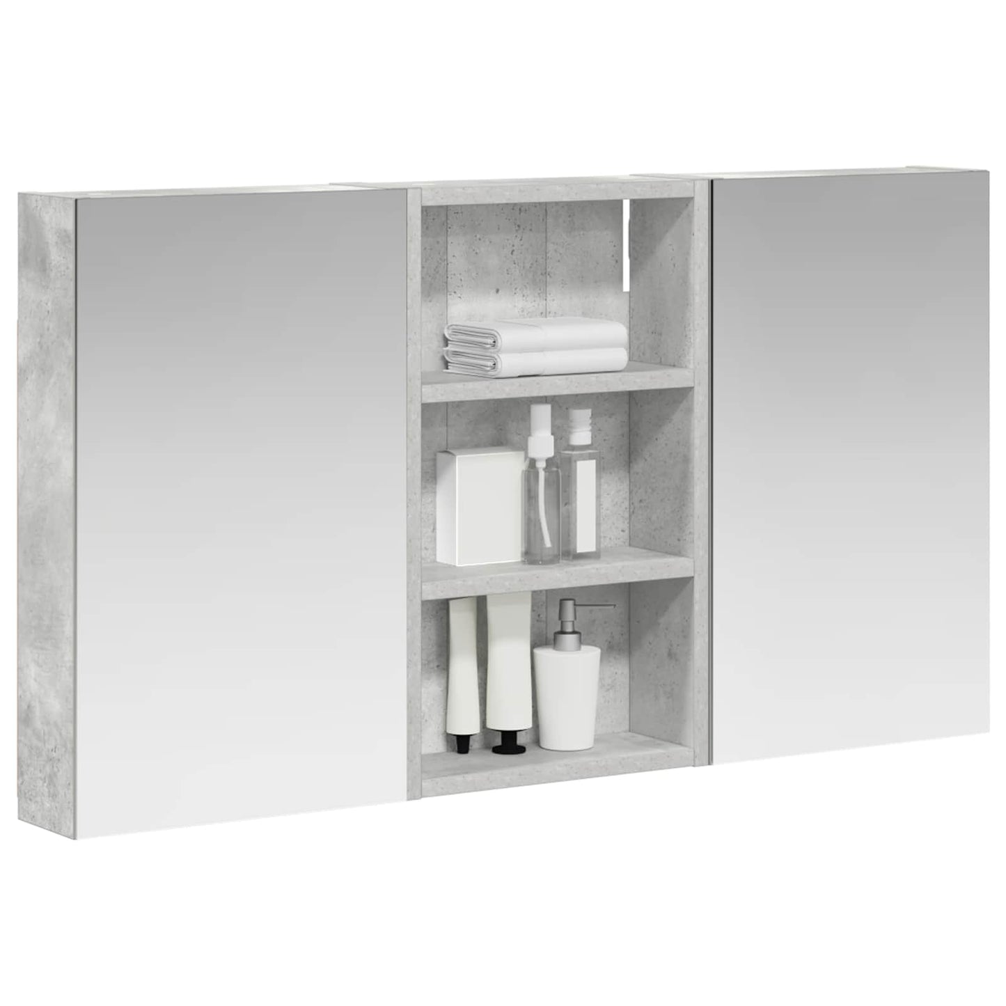 Badkamerkastenset 3 pcs 90 x 10,5 x 50 cm Bewerkt hout is nu te koop bij PeponiXL, paradijselijk wonen!