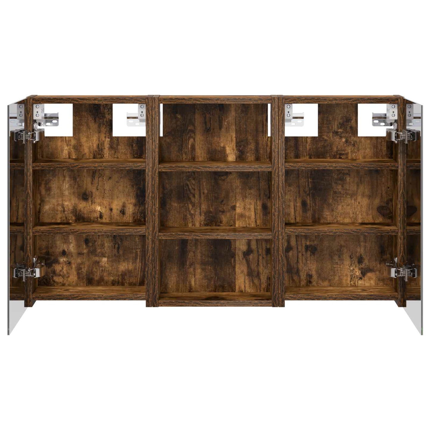 Badkamerkastenset 3 pcs 90 x 10,5 x 50 cm Bewerkt hout is nu te koop bij PeponiXL, paradijselijk wonen!