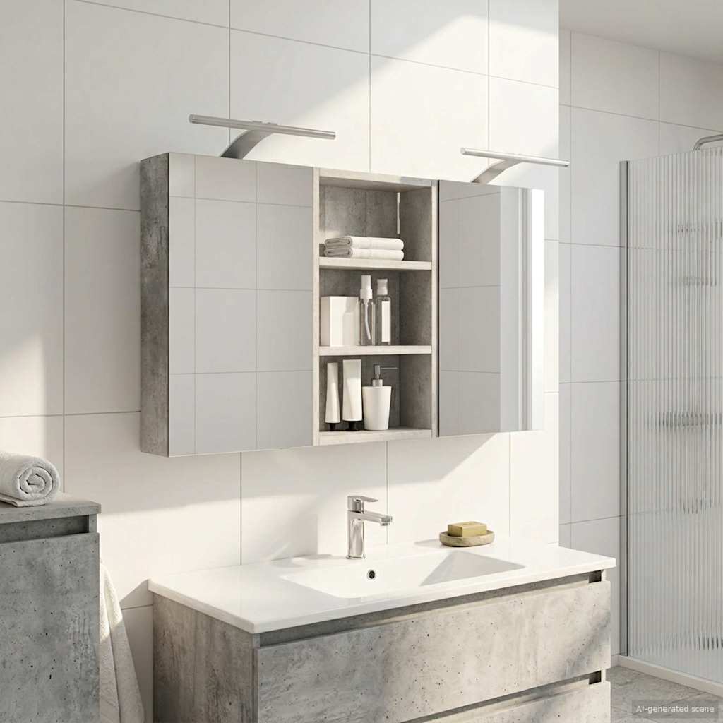 Badkamerkastenset 3 pcs 90 x 10,5 x 50 cm Bewerkt hout is nu te koop bij PeponiXL, paradijselijk wonen!