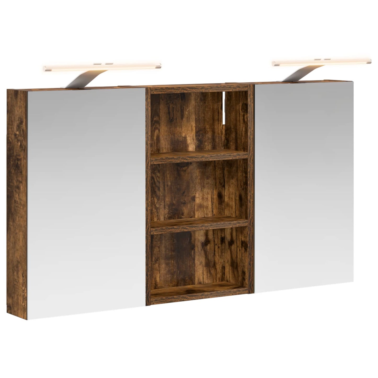 Badkamerkastenset 3 pcs 90 x 10,5 x 50 cm Bewerkt hout is nu te koop bij PeponiXL, paradijselijk wonen!