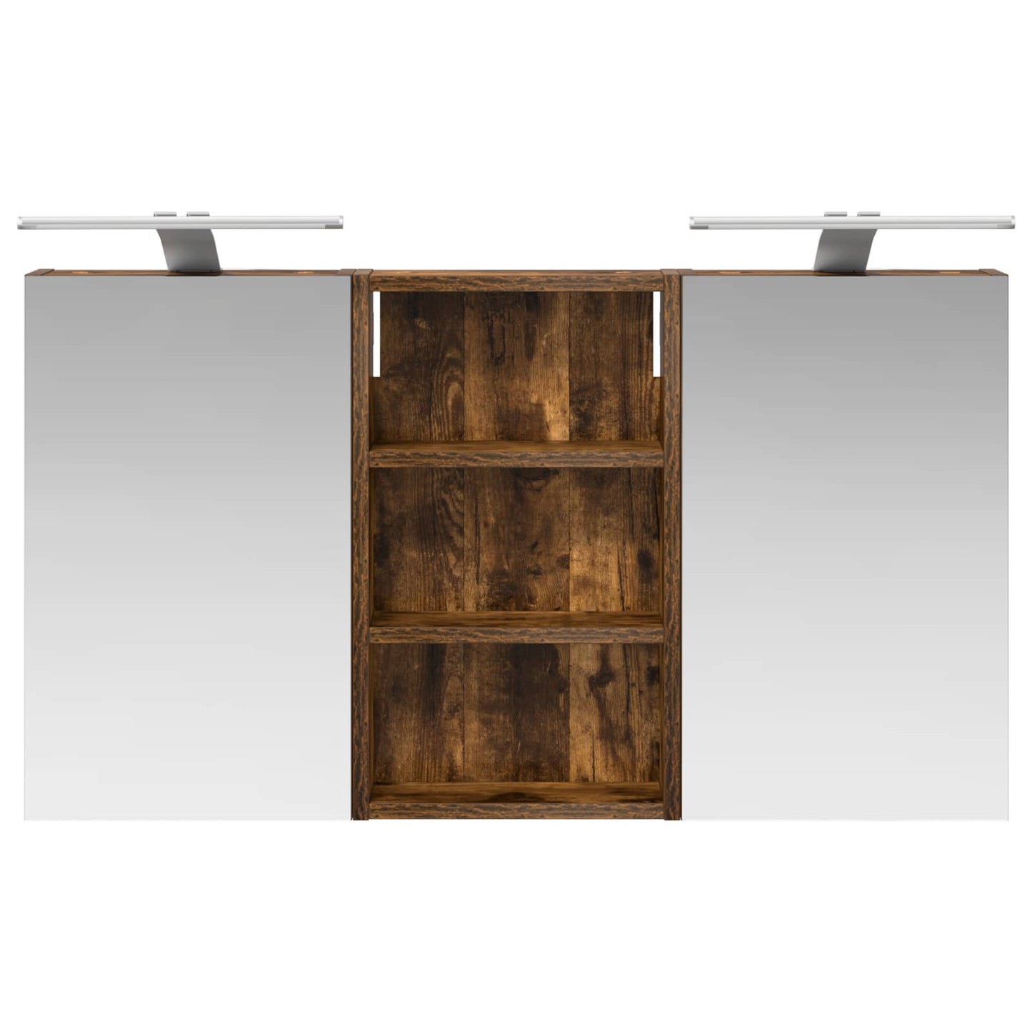 Badkamerkastenset 3 pcs 90 x 10,5 x 50 cm Bewerkt hout is nu te koop bij PeponiXL, paradijselijk wonen!