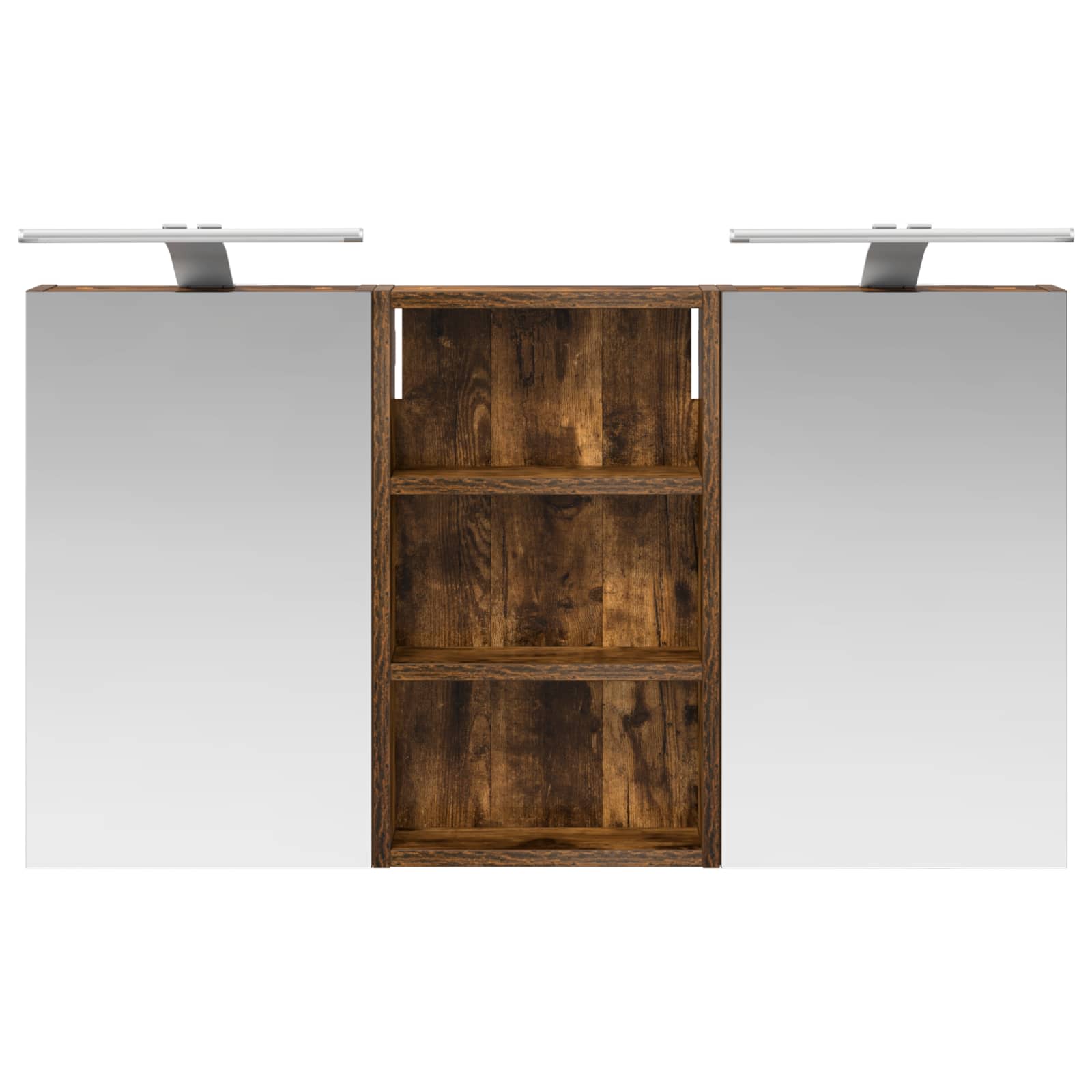 Badkamerkastenset 3 pcs 90 x 10,5 x 50 cm Bewerkt hout is nu te koop bij PeponiXL, paradijselijk wonen!