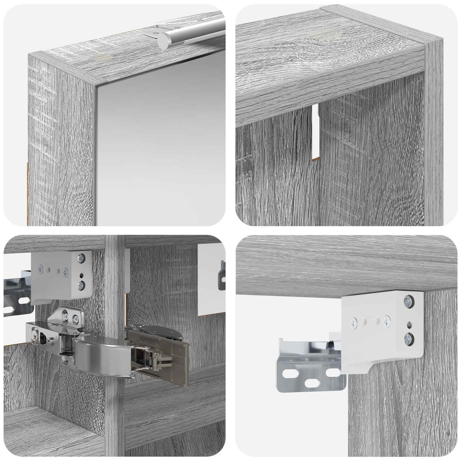 Badkamerkastenset 3 pcs 90 x 10,5 x 50 cm Bewerkt hout is nu te koop bij PeponiXL, paradijselijk wonen!