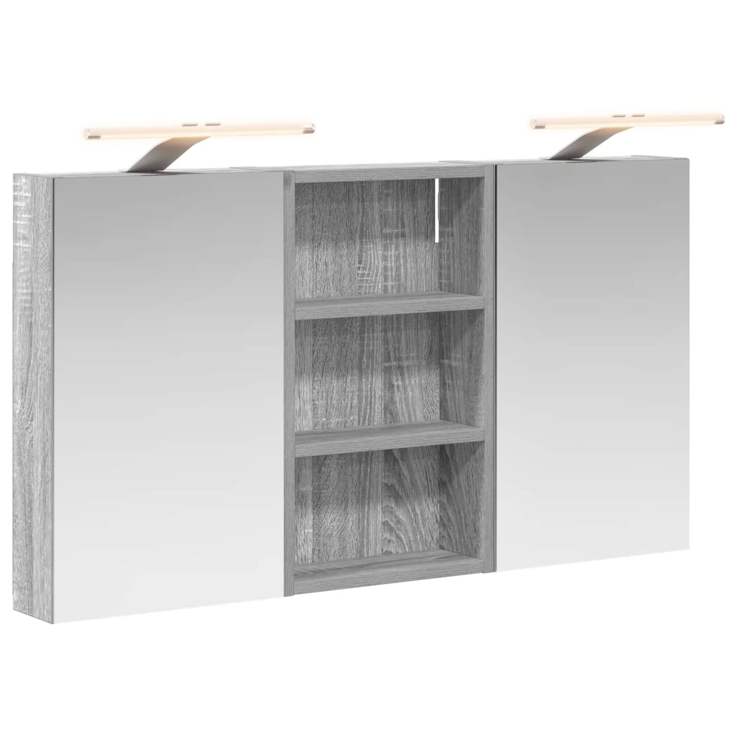 Badkamerkastenset 3 pcs 90 x 10,5 x 50 cm Bewerkt hout is nu te koop bij PeponiXL, paradijselijk wonen!