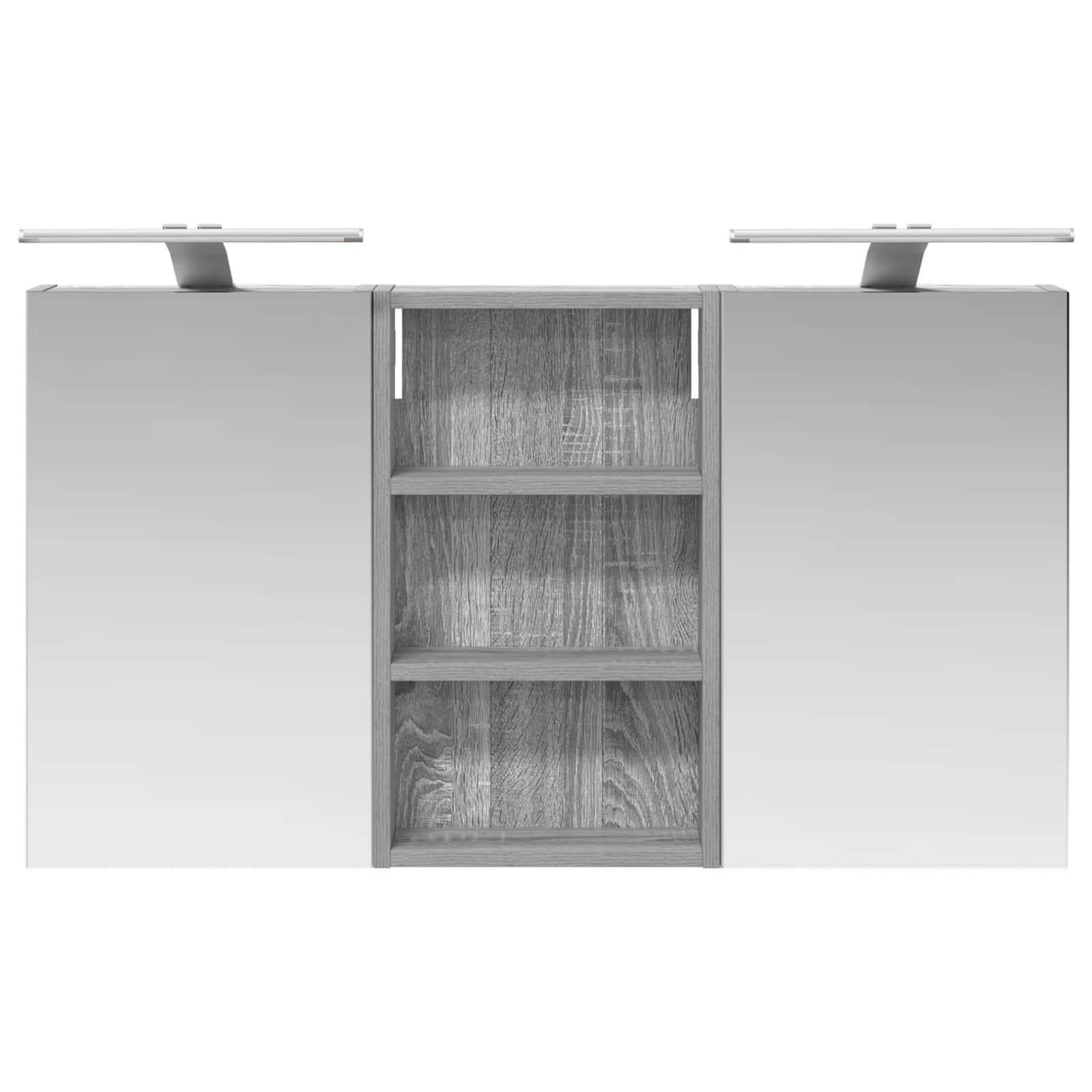 Badkamerkastenset 3 pcs 90 x 10,5 x 50 cm Bewerkt hout is nu te koop bij PeponiXL, paradijselijk wonen!