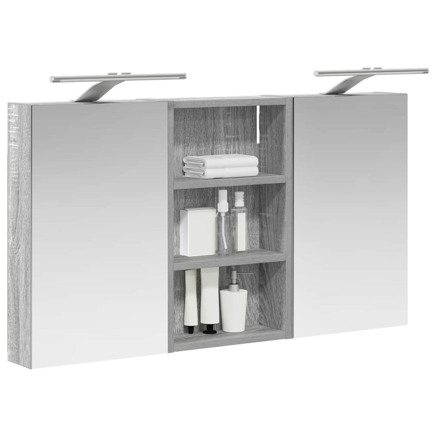 Badkamerkastenset 3 pcs 90 x 10,5 x 50 cm Bewerkt hout is nu te koop bij PeponiXL, paradijselijk wonen!