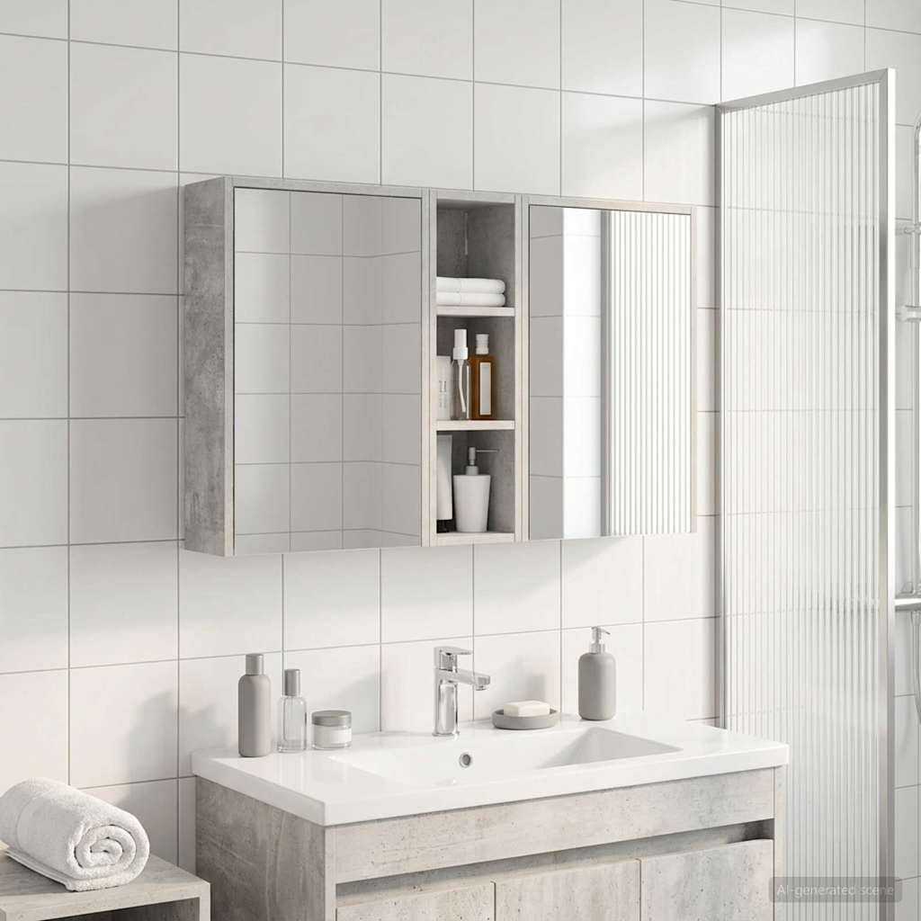 Badkamerkastenset voor 3 pcs 106 x 16 x 62,5 cm Bewerkt hout is nu te koop bij PeponiXL, paradijselijk wonen!